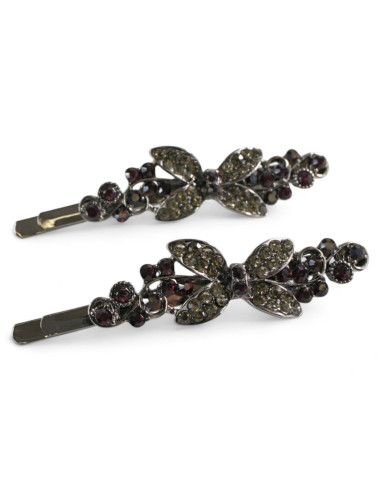 Wsuwka do włosów  Kokardki z kryształkami 2...