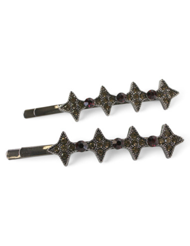 Wsuwka do włosów  GWIAZDKI z kryształkami 2...