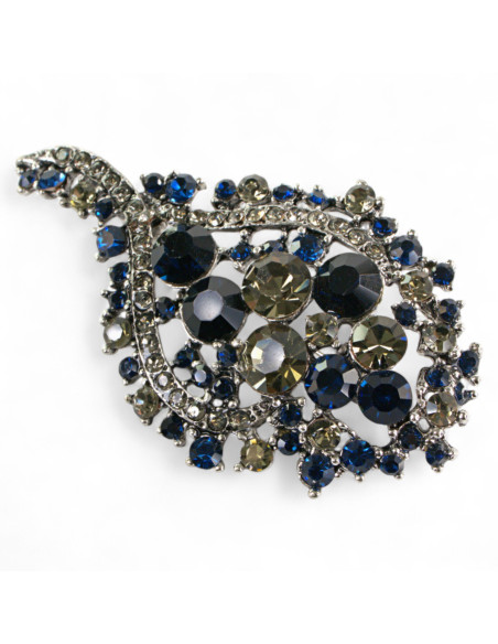 BROSZKA BROSZA WIKTORIAŃSKA KOLOROWY MEDALION LOLITA AKCESORIA