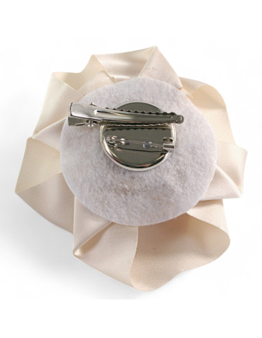 KWIAT Z MATERIAŁU RÓŻA BROSZKA PRZYPINKA LOLITA...