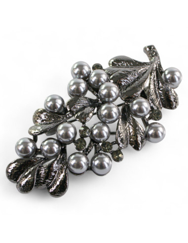 BROSZKA BROSZA GRAFITOWA GAŁĄZKA GAŁĄZKA Z...