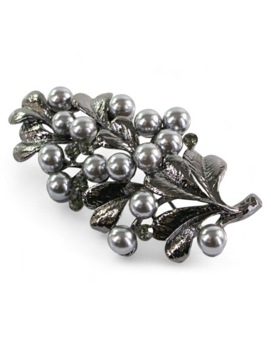 BROSZKA BROSZA GRAFITOWA GAŁĄZKA GAŁĄZKA Z...