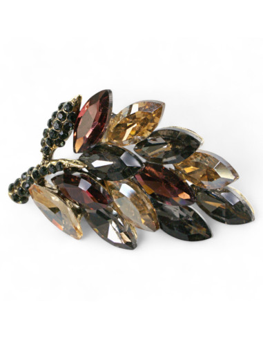 BROSZKA BROSZA GAŁĄZKA Z KAMIENIAMI BRĄŻ STARE...