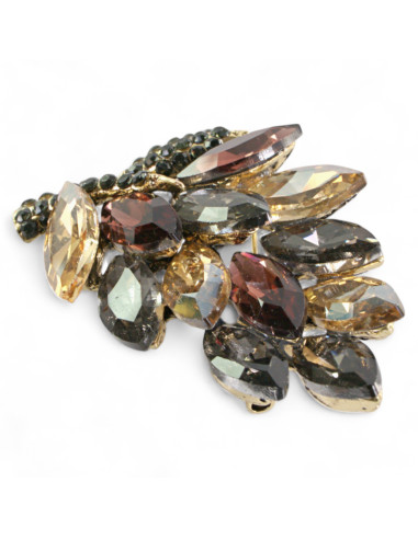 BROSZKA BROSZA GAŁĄZKA Z KAMIENIAMI BRĄŻ STARE...