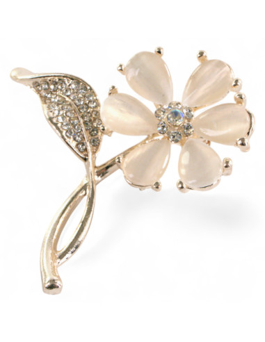 BROSZKA BROSZA ZŁOTY KWIAT KWIATEK LOLITA...