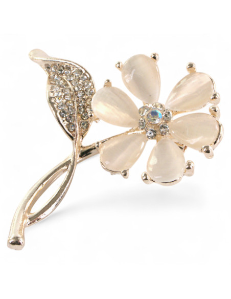 BROSZKA BROSZA ZŁOTY KWIAT KWIATEK LOLITA AKCESORIA