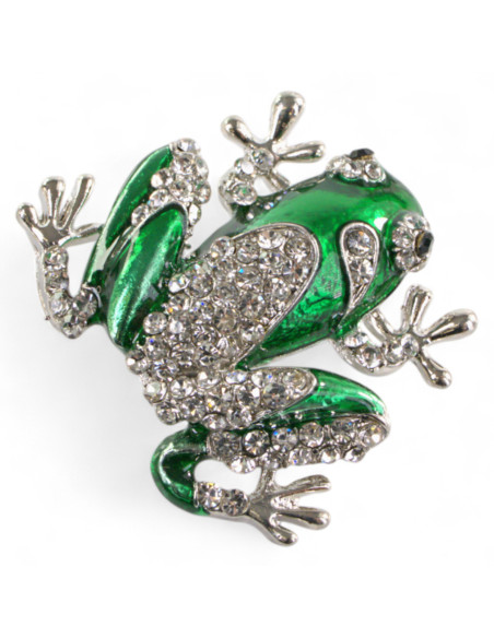 BROSZKA BROSZA ZIELONY ZIELONA ŻABA ŻABKA LOLITA AKCESORIA