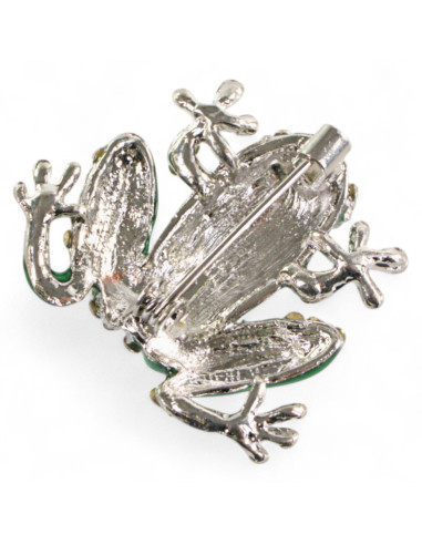 BROSZKA BROSZA ZIELONY ZIELONA ŻABA ŻABKA...