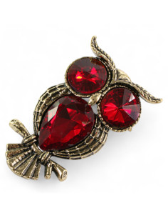 BROSZKA BROSZA CZERWONA SOWA LOLITA AKCESORIA 2