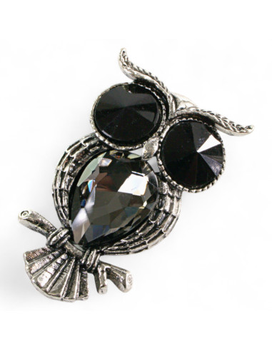 BROSZKA BROSZA SREBRNA  SOWA LOLITA AKCESORIA