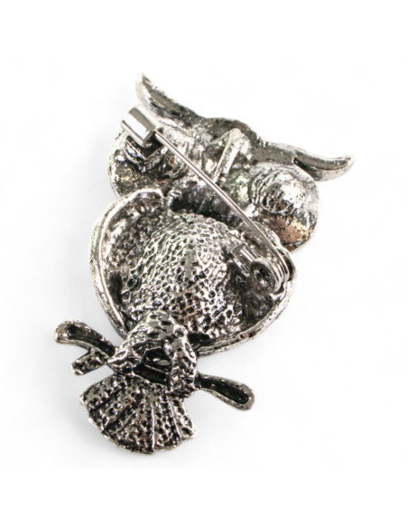 BROSZKA BROSZA ZIELONA SOWA LOLITA AKCESORIA