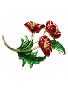 BROSZKA BROSZA EMALIOWANA BUKIET KWIATÓW LOLITA AKCESORIA