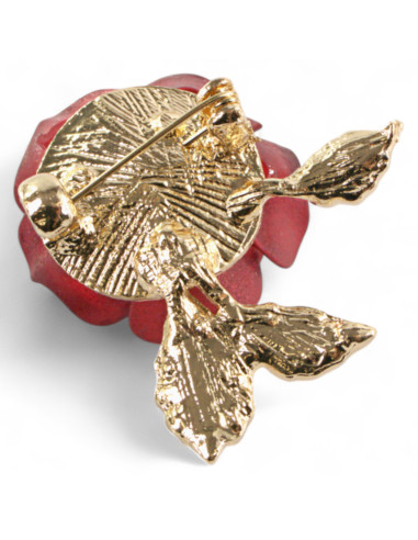 BROSZKA BROSZA CZERWONA RÓŻYCZKA  RÓŻA LOLITA...