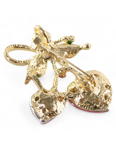 BROSZKA BROSZA CZERWONE SERDUSZKA   LOLITA...