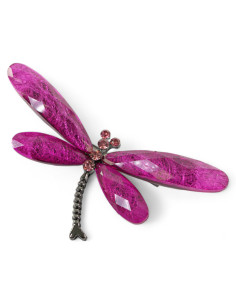 BROSZKA BROSZA RÓŻOWY MAGENTA WAŻKA  OWAD  LOLITA AKCESORIA 2