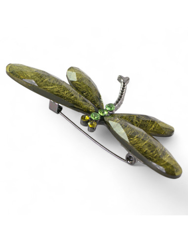 BROSZKA BROSZA ZIELONA WAŻKA  OWAD   LOLITA...