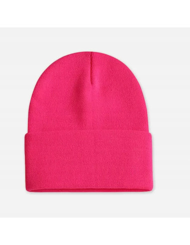 Czapka Zimowa BEANIE Różowa AMARANTOWA 36