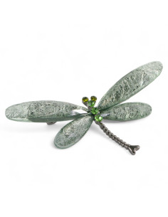 BROSZKA BROSZA ZIELONA KHAKI WAŻKA  OWAD    LOLITA AKCESORIA