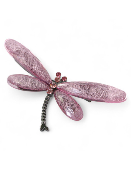 BROSZKA BROSZA RÓŻOWA WAŻKA OWAD  LOLITA AKCESORIA