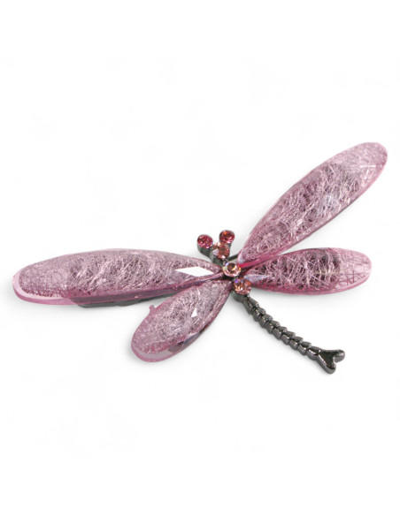 BROSZKA BROSZA RÓŻOWA WAŻKA OWAD  LOLITA AKCESORIA