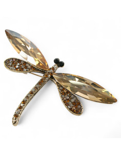 BROSZKA BROSZA ZŁOTA  WAŻKA  OWAD    LOLITA AKCESORIA 2