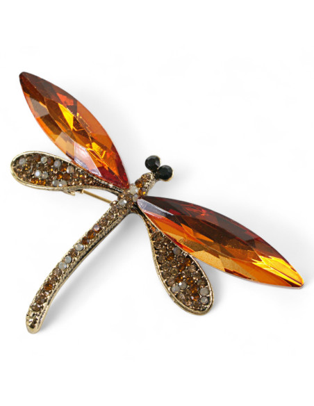 BROSZKA BROSZA POMARAŃCZOWA WAŻKA  OWAD    LOLITA AKCESORIA