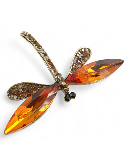 BROSZKA BROSZA POMARAŃCZOWA WAŻKA  OWAD    LOLITA AKCESORIA