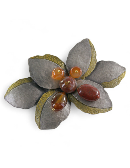 Broszka Brosza GALERYJNA DUŻY KWIAT XL Lolita Akcesoria Przypinka Ozdobna