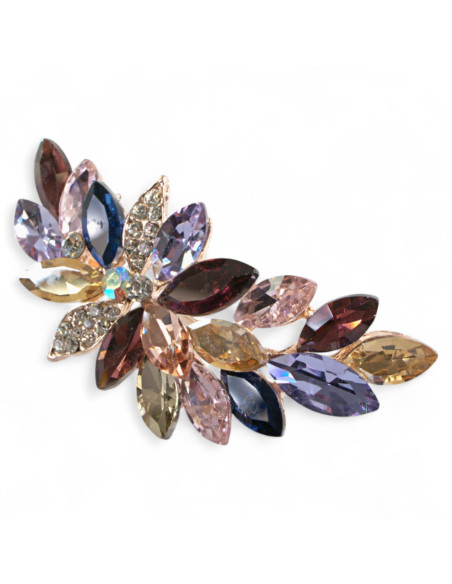 BROSZKA BROSZA ASYMERTYCZNA KOLOROWY KŁOS ZAWIJAS LOLITA AKCESORIA