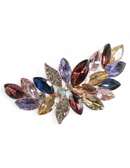 BROSZKA BROSZA ASYMERTYCZNA KOLOROWY KŁOS ZAWIJAS LOLITA AKCESORIA