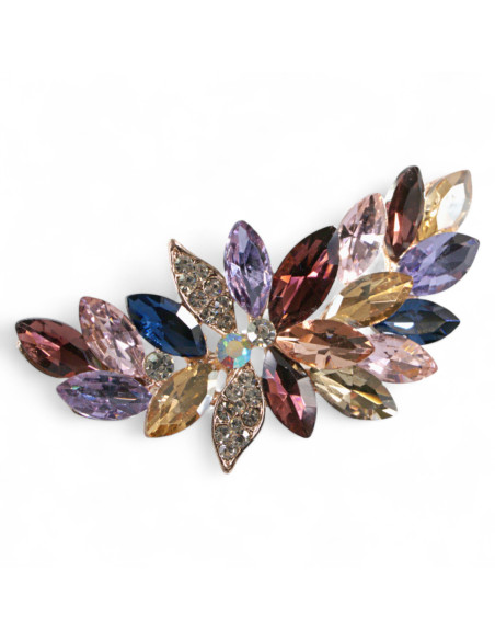 BROSZKA BROSZA ASYMERTYCZNA KOLOROWY KŁOS ZAWIJAS LOLITA AKCESORIA