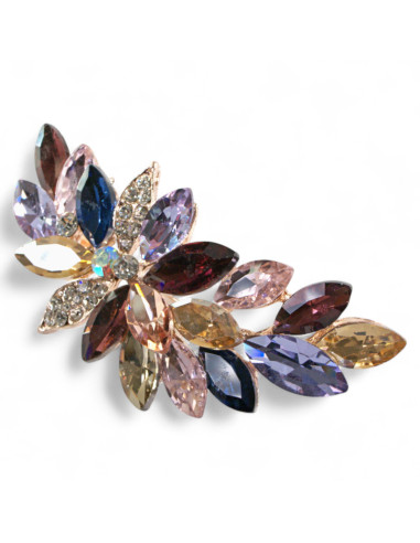 BROSZKA BROSZA ASYMERTYCZNA KOLOROWY KŁOS...