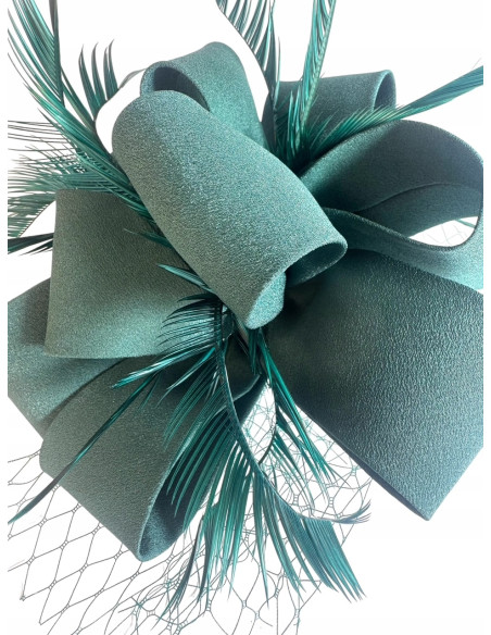 KWIAT Z MATERIAŁU na GŁOWĘ BROSZKA KOKARDA FASCYNATOR Lolita Accessories