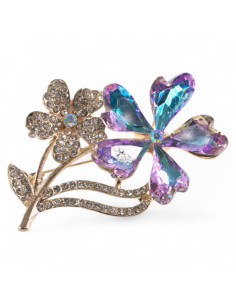 BROSZKA BROSZA ELEGANCKI KRYSZTAŁOWY KWIATEK LOLITA... 2