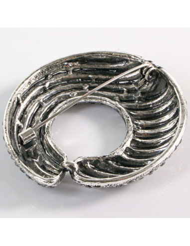 BROSZKA BROSZA Wiktoriański  Ażurowy WIENIEC...