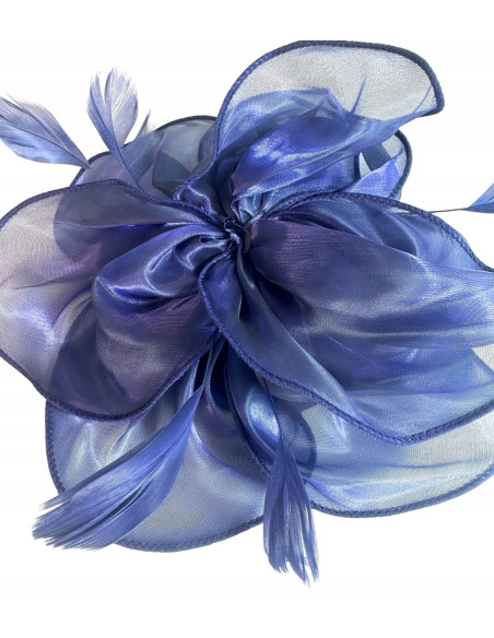 KWIAT Z MATERIAŁU na GŁOWĘ BROSZKA KOKARDA FASCYNATOR Lolita Accessories