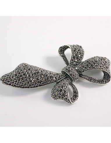 BROSZKA BROSZA Wiktoriańska  Kokarda Stare...