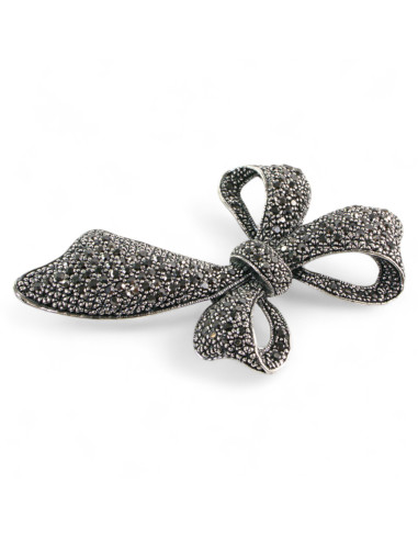 BROSZKA BROSZA Wiktoriańska  Kokarda Stare...