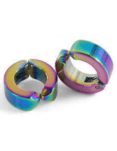 Fake kolczyki nausznica ze stali chirurgicznej Klips... 2