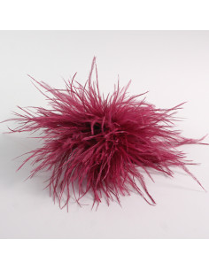 KWIAT Z PIÓR   BROSZKA PRZYPINKA LOLITA AKCESORIA 14 cm...