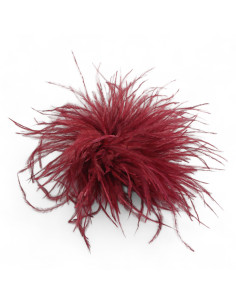 KWIAT Z PIÓR   BROSZKA PRZYPINKA LOLITA AKCESORIA 14 cm...