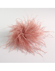 KWIAT Z PIÓR   BROSZKA PRZYPINKA LOLITA AKCESORIA 14 cm...