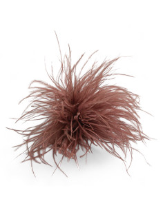 KWIAT Z PIÓR  BROSZKA PRZYPINKA LOLITA AKCESORIA 14 cm...