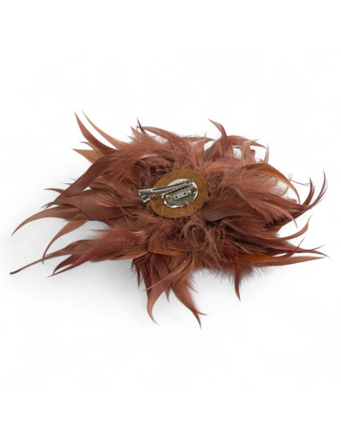 KWIAT Z PIÓR  BROSZKA PRZYPINKA LOLITA...