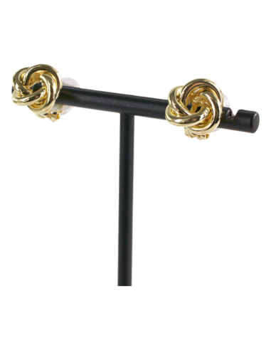 Klipsy do Uszu SUPEŁEK WĘZEŁ ZŁOTY 1,2 CM...