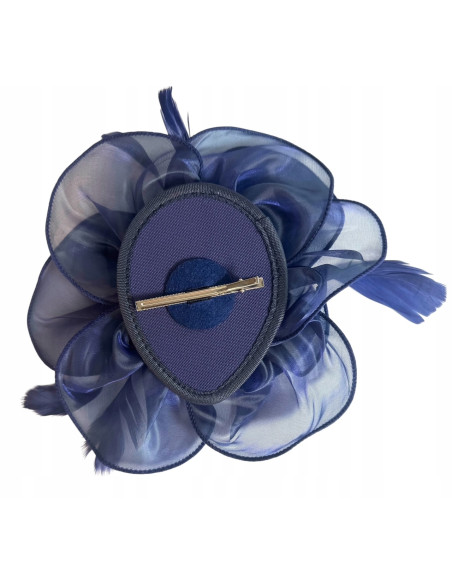 KWIAT Z MATERIAŁU na GŁOWĘ BROSZKA PRZYPINKA FASCYNATOR Lolita Accessories