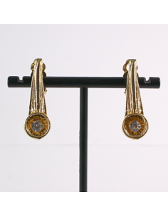 Klipsy do Uszu  ZŁOTE MACZUGI ŁEZKI  Lolita Akcesoria