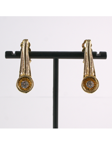 Klipsy do Uszu  ZŁOTE MACZUGI ŁEZKI  Lolita...