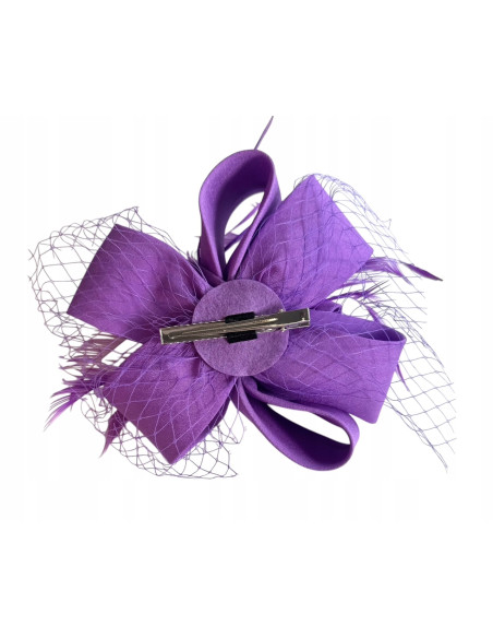 KWIAT Z MATERIAŁU na GŁOWĘ BROSZKA PRZYPINKA FASCYNATOR Lolita Accessories