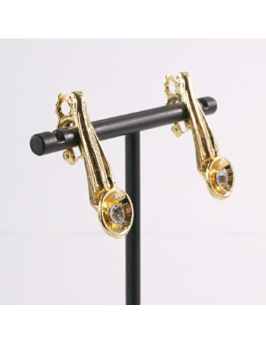 Klipsy do Uszu  ZŁOTE MACZUGI ŁEZKI  Lolita...